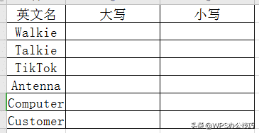 wps大小写转换快捷键（wps表格里大写字母转换成小写字母）_http://www.jidianku.com_计算机基础知识_第1张