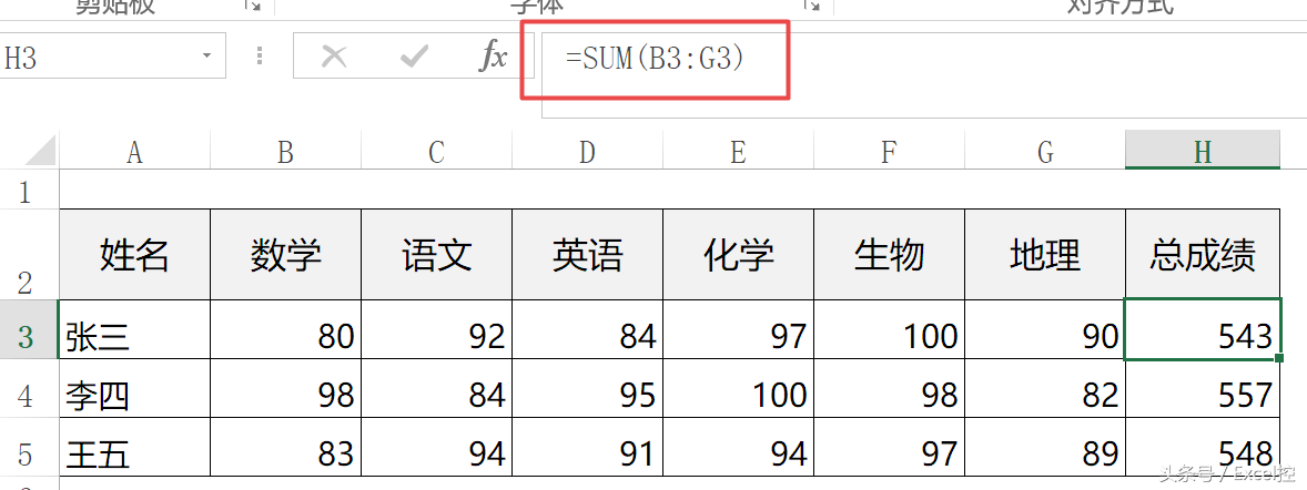 求和快捷键公式excel（excel快速求和的四种方法）_http://www.jidianku.com_计算机基础知识_第2张