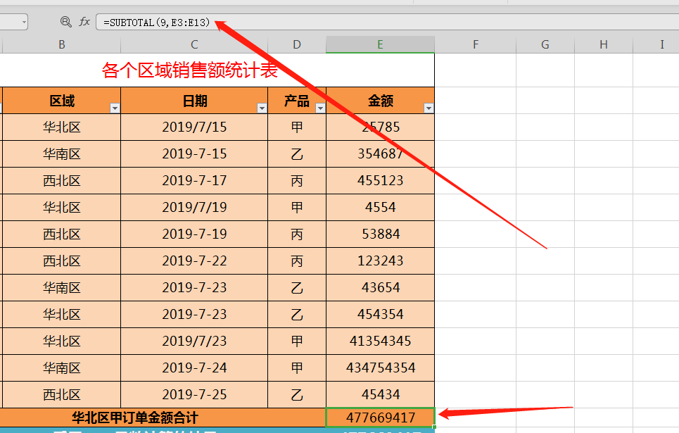 excel筛选求和（excel分类筛选汇总求和）_http://www.jidianku.com_计算机基础知识_第6张