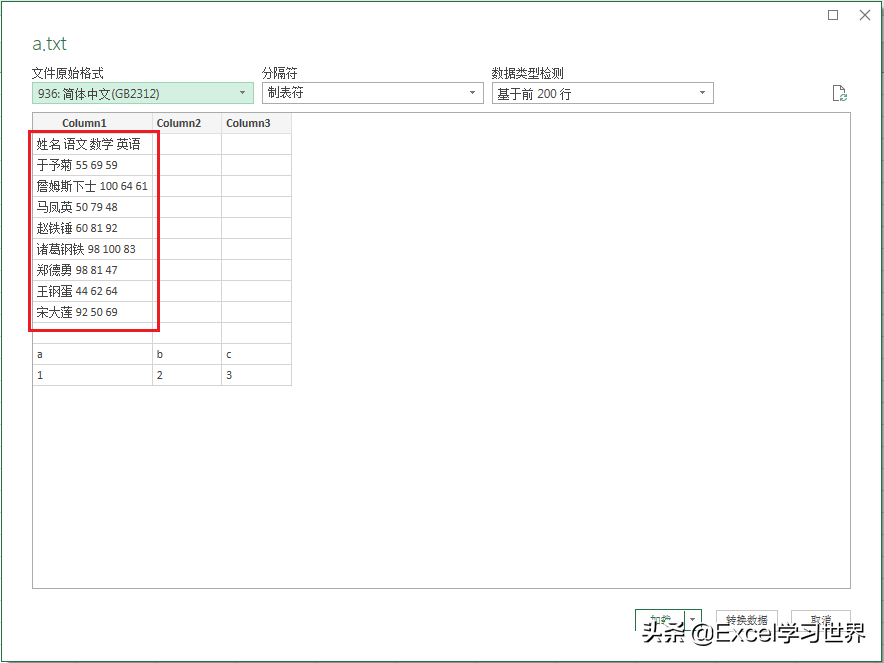 txt文件转换成excel（txt文件中的表格转换成excel表格）_http://www.jidianku.com_计算机基础知识_第8张