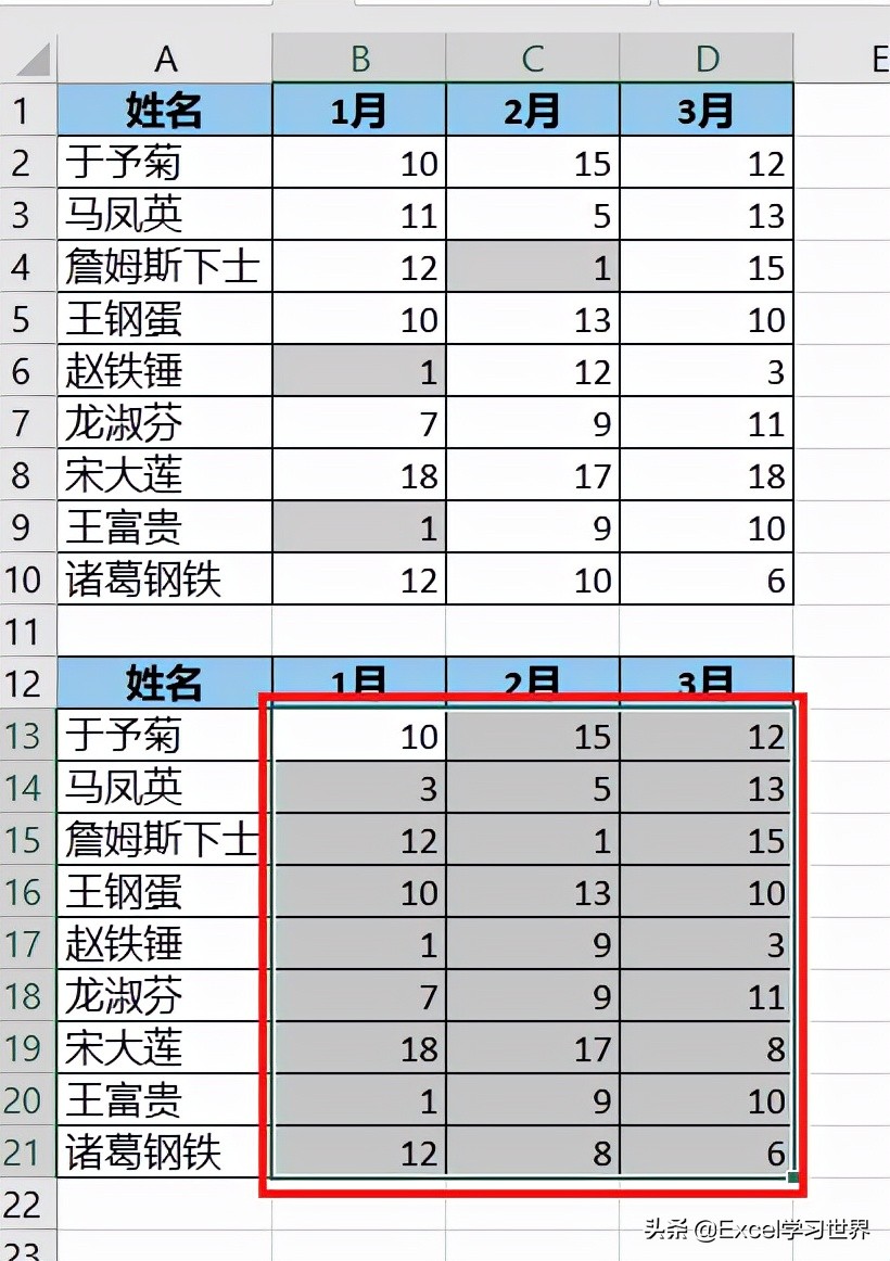 两个表格找出不同数据并提取（excel如何快速核对数据差异）_http://www.jidianku.com_计算机基础知识_第12张